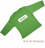 Bob & Blossom Longsleeve "dude" grün